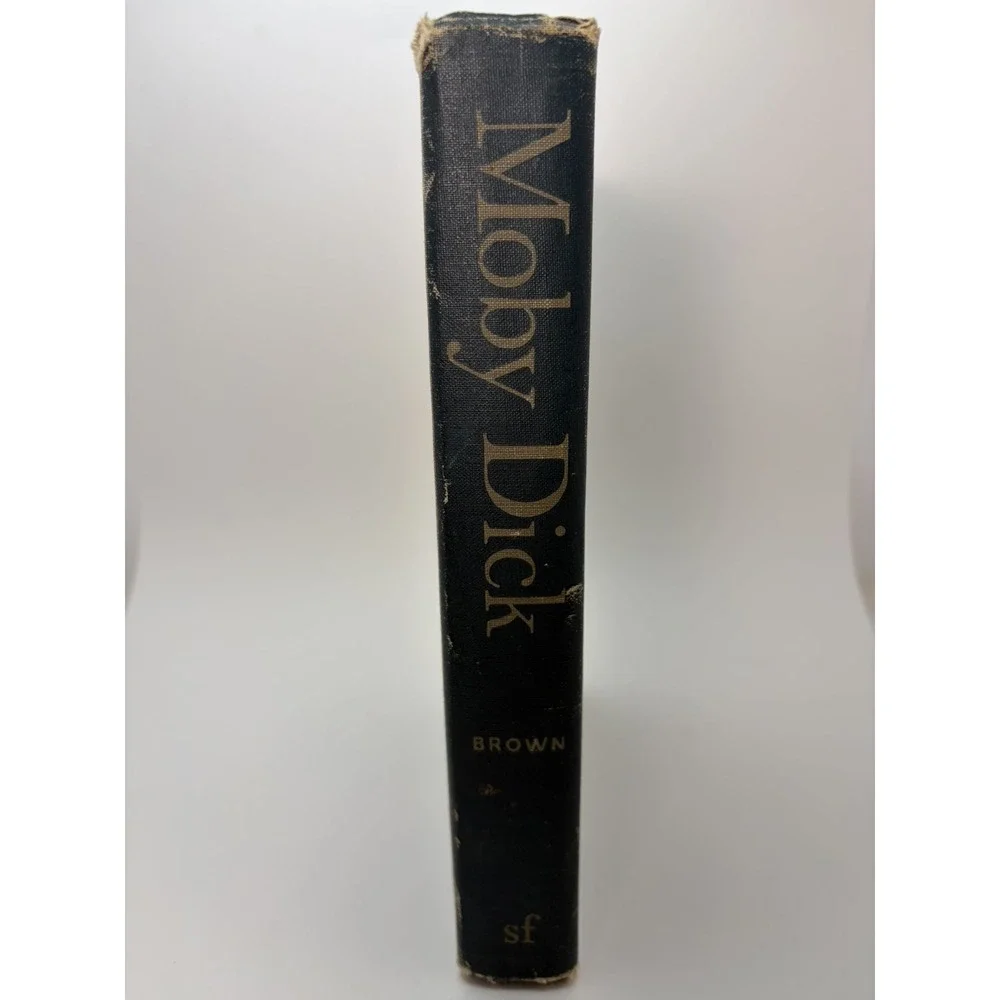 Moby Dick Herman Melville Scott Foresman Illustrated Hardcover Vintage Book